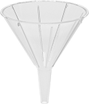 Image of Product. Front orientation. Funnels. Sterile Disposable Plastic Funnels .
