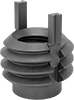Screw-Locking Seize-Resistant Key-Locking Threaded Inserts for Soft Metal