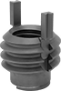 Screw-Locking Seize-Resistant Key-Locking Threaded Inserts for Soft Metal