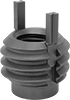 Screw-Locking Seize-Resistant Key-Locking Threaded Inserts for Soft Metal