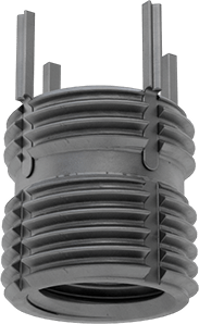 Image of Product. Bottom orientation. Screw-Locking Key-Locking Insert, with Thin Wall, 18-8 Stainless Steel, M12 x 1.75 mm Thread.