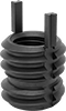 Screw-Locking Seize-Resistant Key-Locking Threaded Inserts for Soft Metal