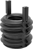 Screw-Locking Seize-Resistant Key-Locking Threaded Inserts for Soft Metal
