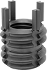 Screw-Locking Seize-Resistant Key-Locking Threaded Inserts for Soft Metal