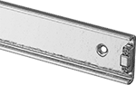Image of Product. Guide Rail. Front orientation. Carriages and Guide Rails. Light Duty Side-Mount Track Roller Carriages and Guide Rails.