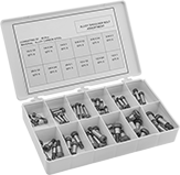 Image of Product. Front orientation. Shoulder Screws. Steel Hex-Drive Shoulder Screw Assortments.
