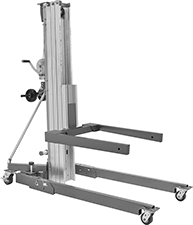 Image of Product. Front orientation. Lift Trucks. Manual High-Reach Lift Trucks with Forks.