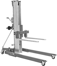 Image of Product. Front orientation. Lift Trucks. Manual High-Reach Lift Trucks with Forks.