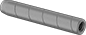 Image of Product. Front orientation. Dowel Pins. Tapped Head, Standard Tolerance, Pull-Out Removal, Vented, Spiral Shaft.