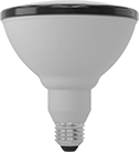 Image of Product. Front orientation. Grow Light Bulbs. PAR38 Spotlight/Floodlight Bulb.