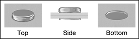 Image of Product. Installed. Top orientation. Rivets. Two-Piece Press-Fit Rivets for Leather and Fabric.