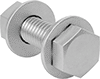 Steel Hex Head Screw Kits