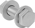 Image of Product. Front orientation. Hex Head Screws. Steel Hex Head Screw Kits.