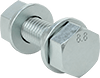 Steel Hex Head Screw Kits