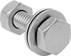 Stainless Steel Hex Head Screw Kits