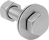 Stainless Steel Hex Head Screw Kits