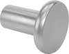 Copper Flat Head Solid Rivets