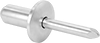 Aluminum Domed Head Blind Rivets