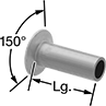 Image of Product. Front orientation. Contains Annotated. Hollow Rivets.