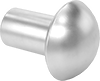 Aluminum Domed Head Solid Rivets 