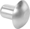 Aluminum Low-Profile Domed Head Solid Rivets