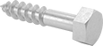 Image of Product. Front orientation. Wood Screws. Steel Hex Head Wood Screws.
