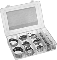 Image of Product. Front orientation. O-Rings. Oil-Resistant Hard Buna-N O-Ring Assortments for Straight-Thread Connections.