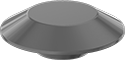 Image of Product. Front orientation. Protective Plugs. Snap-In Panel Plugs, Style 3.