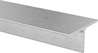 Image of Product. Front orientation. Aluminum. High-Strength 2024 Aluminum T-Bars.