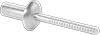 Aluminum Domed Head Sealing Blind Rivets 