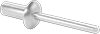 Aluminum Domed Head Sealing Blind Rivets 