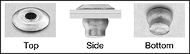 Image of Product. Installed. Front orientation. Contains Annotated, Border, MultipleImages. Rivets. Rivet Assortments.