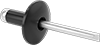 Choose-a-Color Large-Diameter Domed Head Blind Rivets