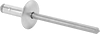 Wide-Thickness-Range Large-Diameter Domed Head Blind Rivets 