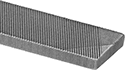 Image of Specification. Front orientation. Rectangle. Nonsparking Rectangular Files, Straight File.