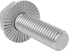 Stainless Steel Serrated-Flange Hex Head Screws