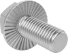 Stainless Steel Serrated-Flange Hex Head Screws
