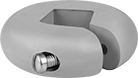 Image of Product. Front orientation. Bumpers. Wraparound Bumpers, Screw Closure, For Square Shapes.
