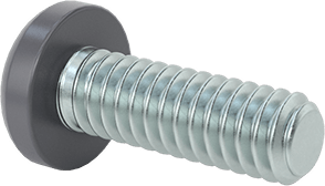 Image of Product. Back orientation. Painted Steel Pan Head Torx Screw, with Black Head, 1/4"-20 Thread Size, 3/4" Long.