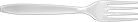 Image of Product. Plastic Fork. Front orientation. Flatware. Plastic, Fork.