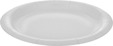 Image of Product. Front orientation. Food Service Plates. Disposable Uncoated Paper.