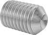 Mil. Spec. Stainless Steel Cup-Tip Set Screws