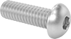 Brass Button Head Hex-Drive Screws