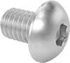 Brass Button Head Hex-Drive Screws