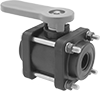 Easy-Maintenance Threaded On/Off Valves for Chemicals