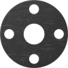 High-Temperature Oil-Resistant Carbon Fiber-Reinforced Buna-N Pipe Gaskets with Bolt Holes