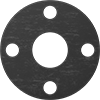 High-Temperature Oil-Resistant Carbon Fiber-Reinforced Buna-N Pipe Gaskets with Bolt Holes
