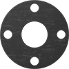 High-Temperature Oil-Resistant Carbon Fiber-Reinforced Buna-N Pipe Gaskets with Bolt Holes