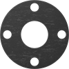High-Temperature Oil-Resistant Carbon Fiber-Reinforced Buna-N Pipe Gaskets with Bolt Holes