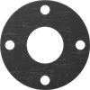 High-Temperature Oil-Resistant Carbon Fiber-Reinforced Buna-N Pipe Gaskets with Bolt Holes